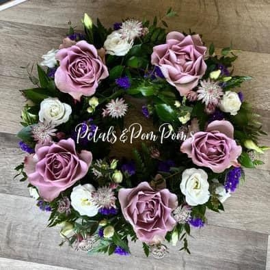 Lilac & White Wreath