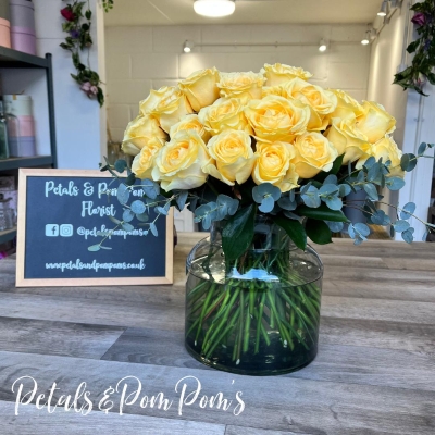 Luxury Rose Vase arrangement